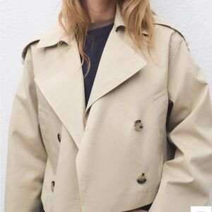 Mango Tan Trench Coat